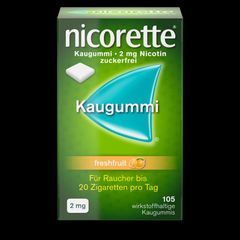 nicorette® Kaugummi freshfruit 2mg - 105 Stück