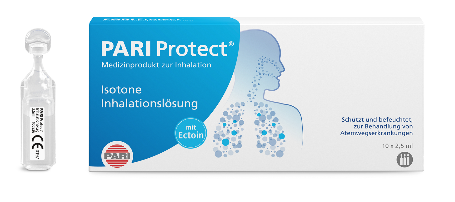 PARI Protect Inhalationslösung - 25 Milliliter