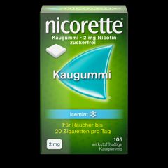 Nicorette Kaugummi Icemint 2mg 105stk - 105 Stück