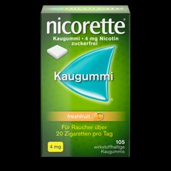 nicorette® Kaugummi freshfruit 4mg - 105 Stück