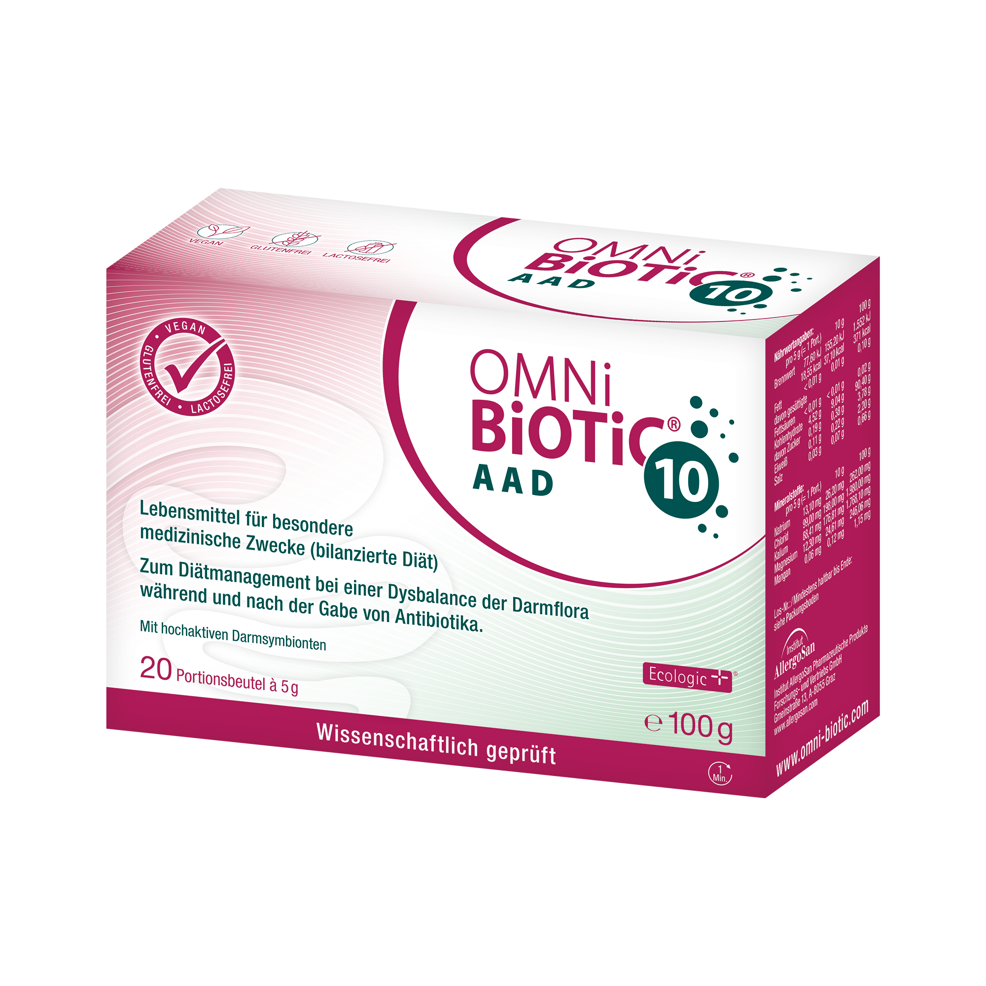 OMNi-BiOTiC® 10 AAD, 20 Sachets a 5g - 20 Stück