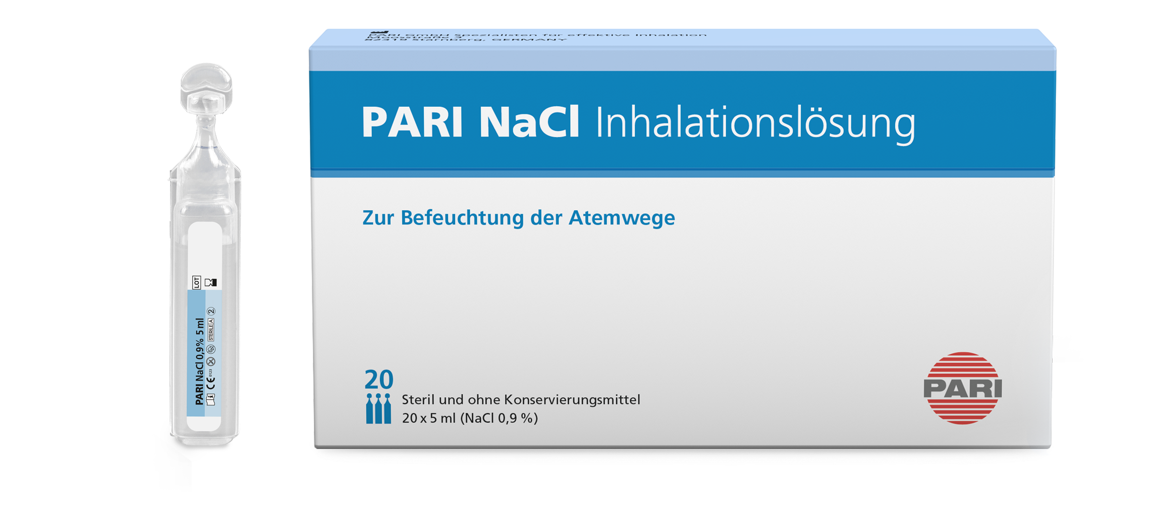 PARI NaCl 0,9% Inhalationslösung - 1 Stück