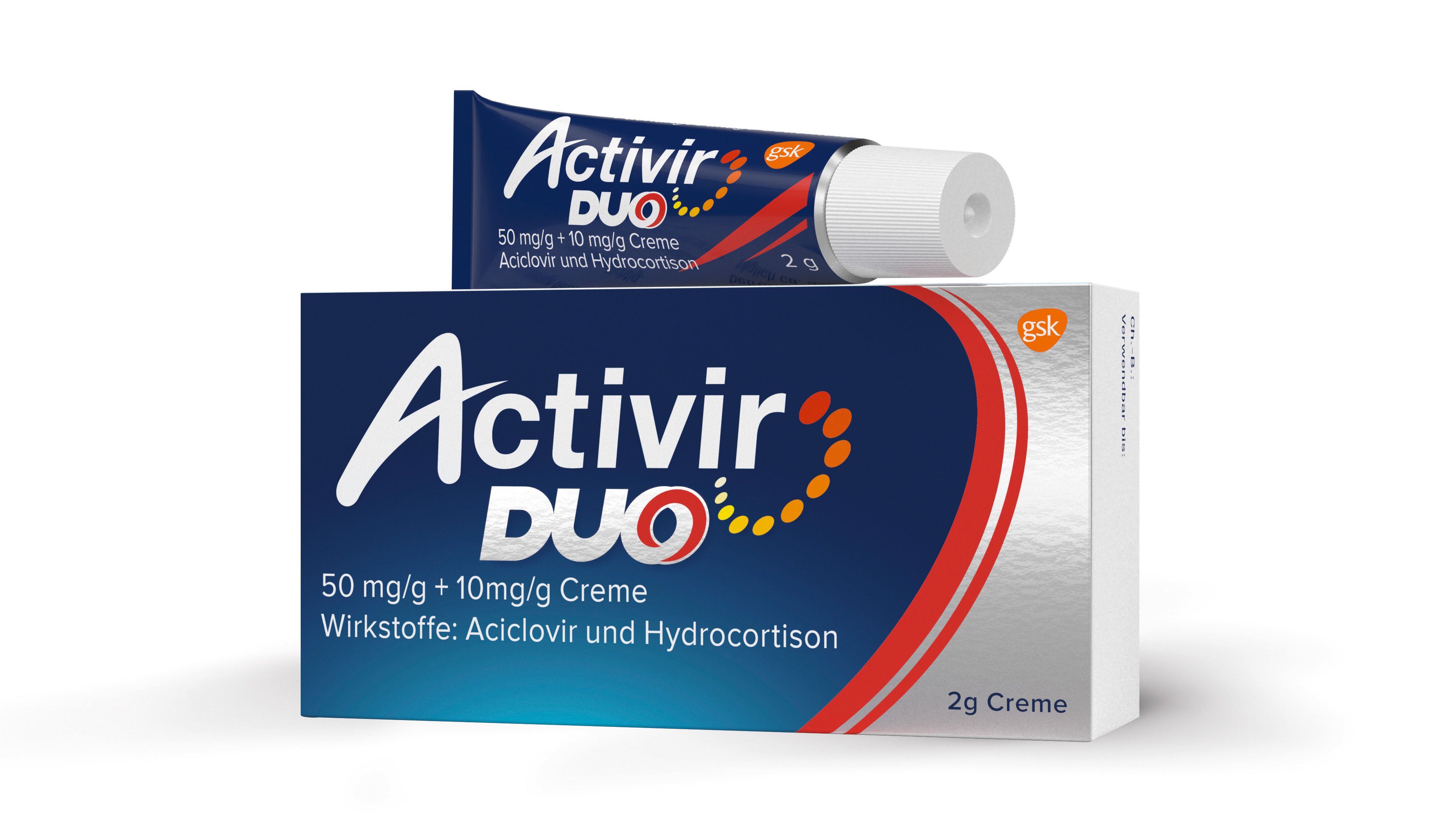 Activir Duo 50 mg/g + 10 mg/g Creme - 2 Gramm