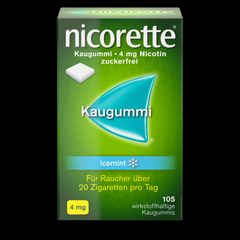 Nicorette Kaugummi Icemint 4mg 105stk - 105 Stück