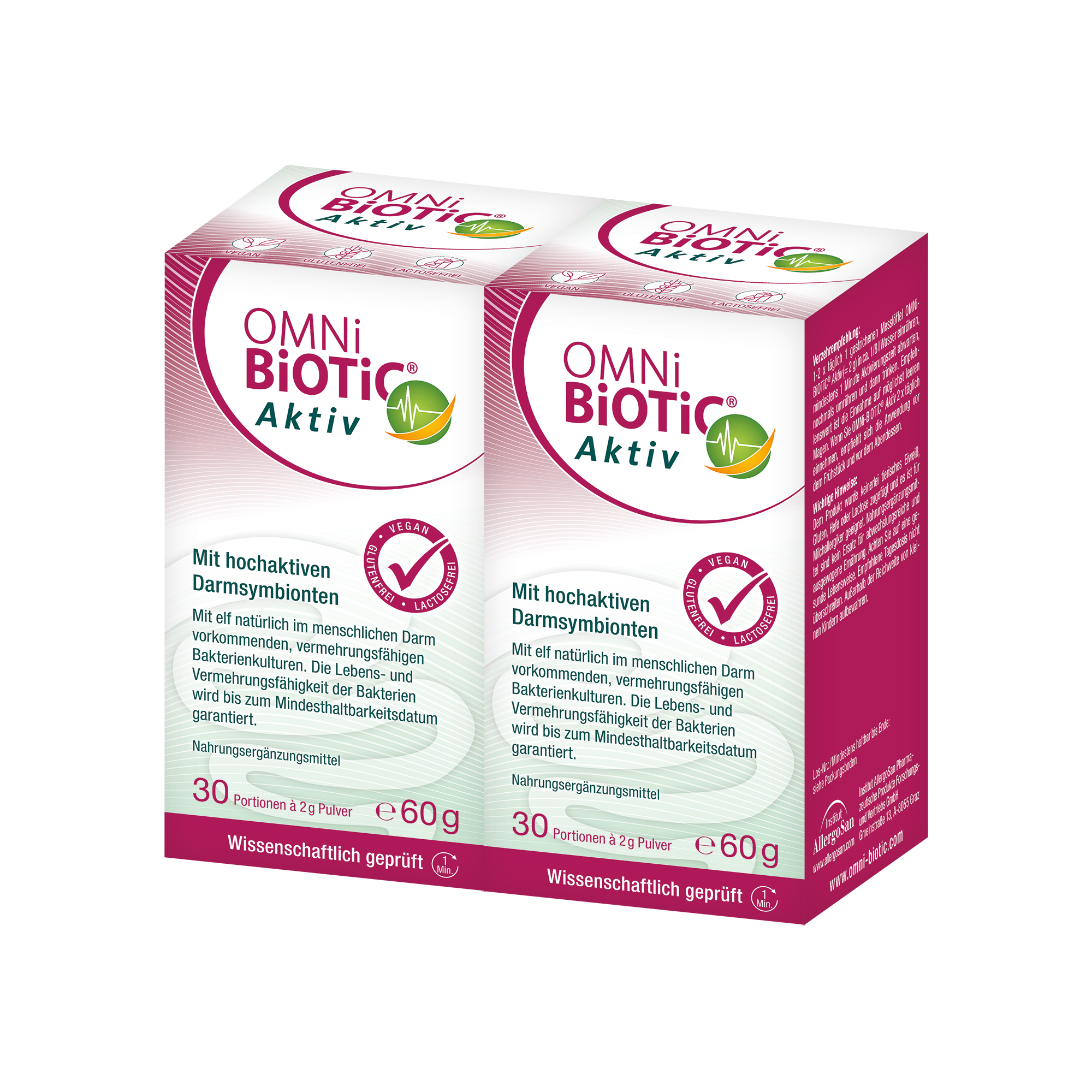 OMNi-BiOTiC® Aktiv, 2x60g - 120 Gramm