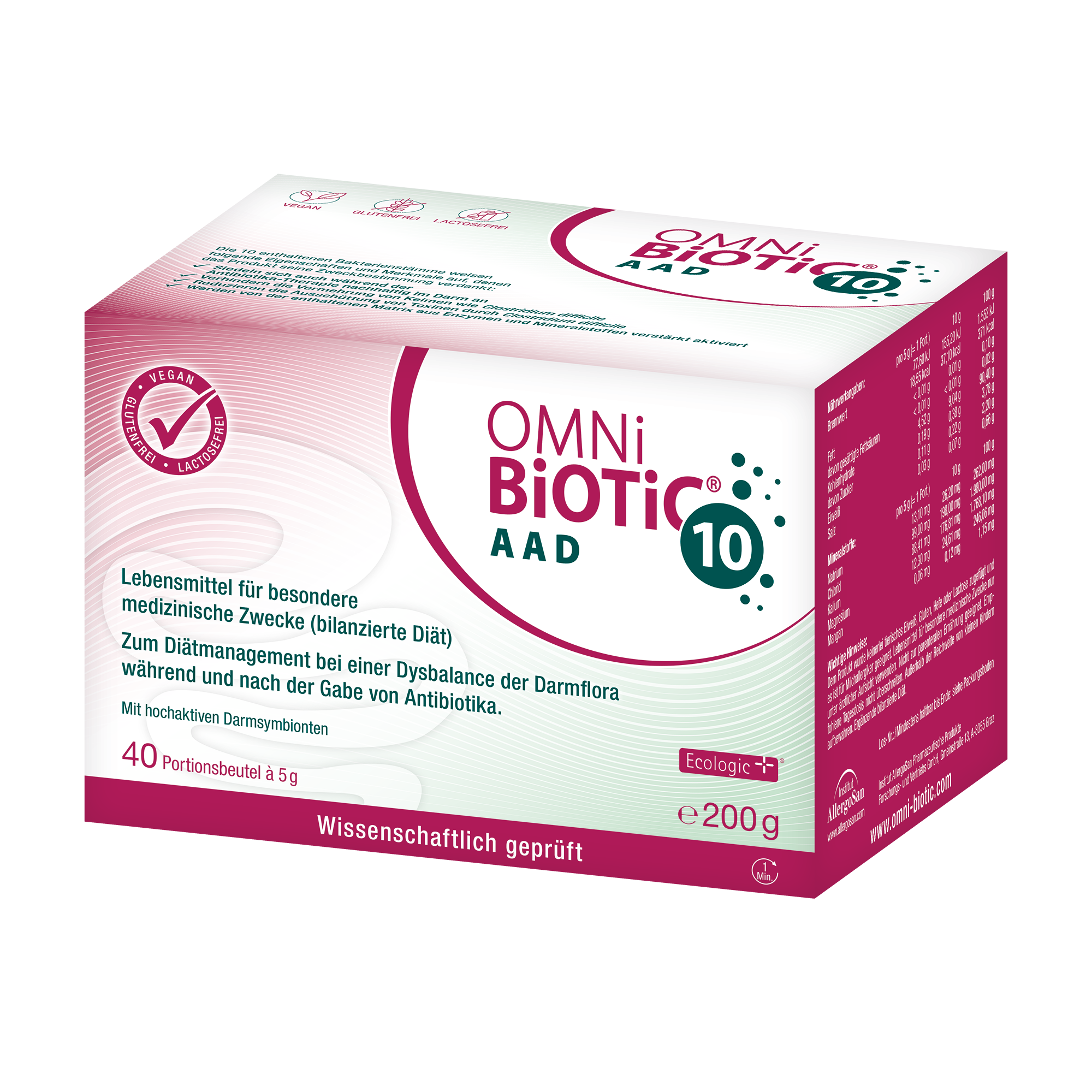 OMNi-BiOTiC® 10 AAD, 10 Sachets a 5g - 40 Stück