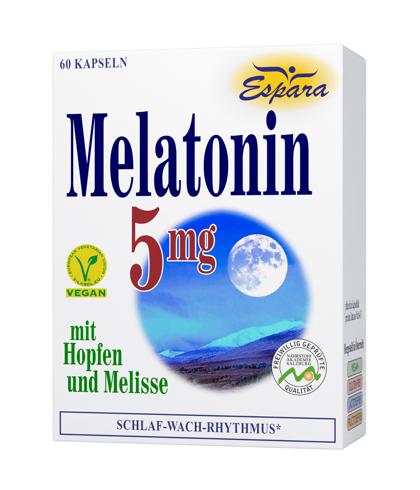 Espara Melatonin 5mg Kapseln - 60 Stück