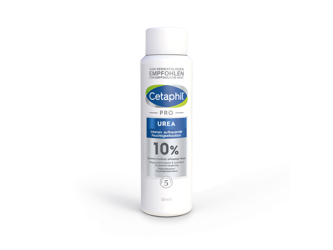 Cetaphil PRO Urea 10% Intensiv aufbauende Feuchtigkeitslotion - 500 Milliliter